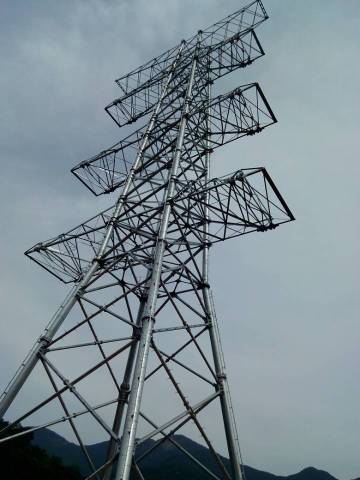 100M Transmission Line Steel Tubular Tower