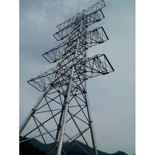 100M Transmission Line Steel Tubular Tower