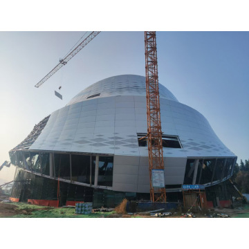 Aluminum Facade Cladding 3D Model for Exterior Building Panels
