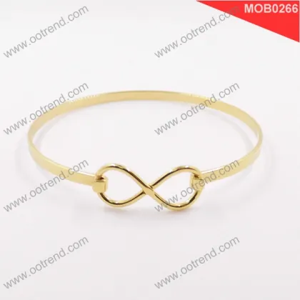 18K gold infinity golden bracelet for best friend anchor bracelet