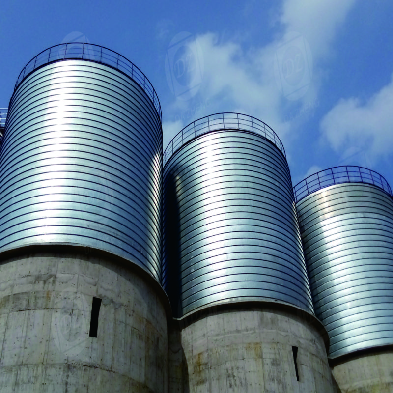 Интелигентно флуидирано съхранение на пепел с интегриран стоманен силоз