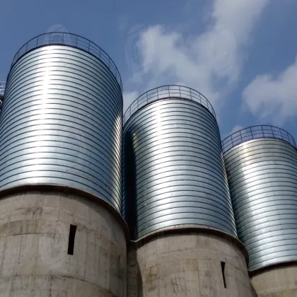 Cement silos for bridge construction