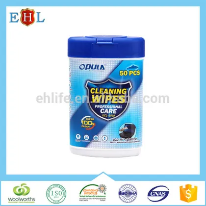 Lcd screen wipes/ screen wet wipes for household digital lcd panel cleaning