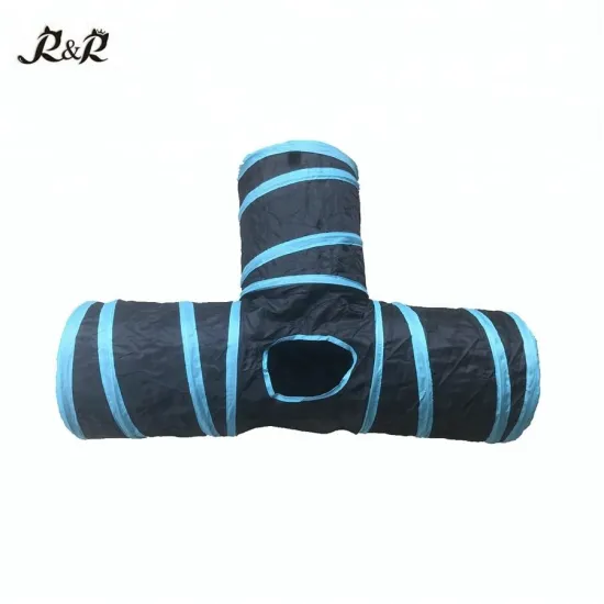 Hot sale blue 3 Way Cat Tunnel With Storage Bag
 
 