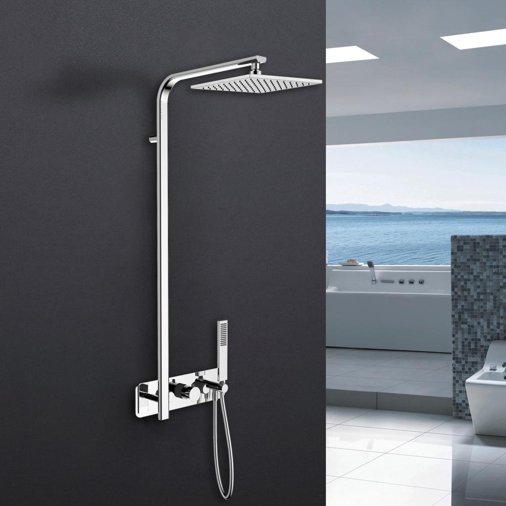 New Design Flat Thermostatic Shower Column