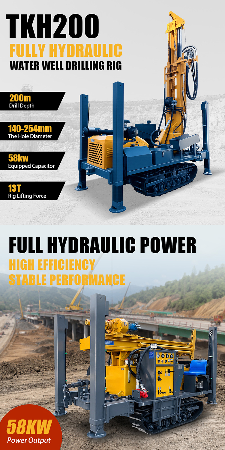 TKH200 Water Well Drilling Rig(11)