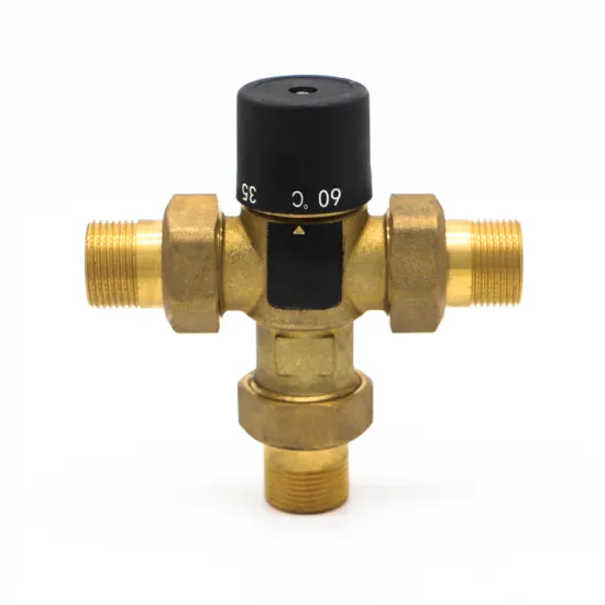 Multi-function brass ball valve 3 way male thread ball valve with dial gauging