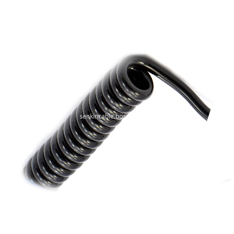 Frosting Flexibility PU Helix Cable