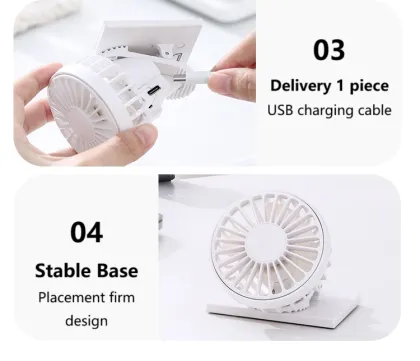 duck - bill clip small solar fan