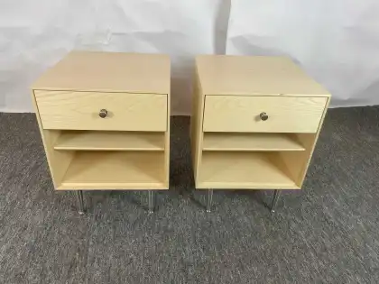 Modern Wooden Bedside Table Bedroom Furniture Nightstand