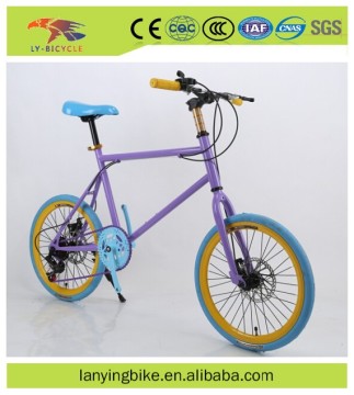 fashionable design 20inch carbon steel fixed gear bike single speed cheap fixie bicycle