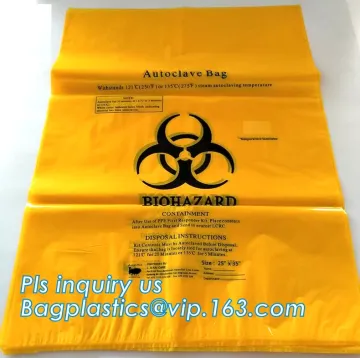 Laboratory bag, Isothermal transport bags, Bags for autoclave Biohazard, Waste bags Biohazard, Printed bags for autoclave with t