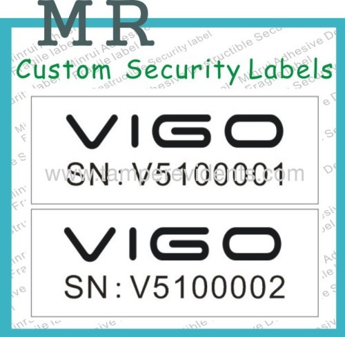 Warranty Void Security Stickers For Electronics 