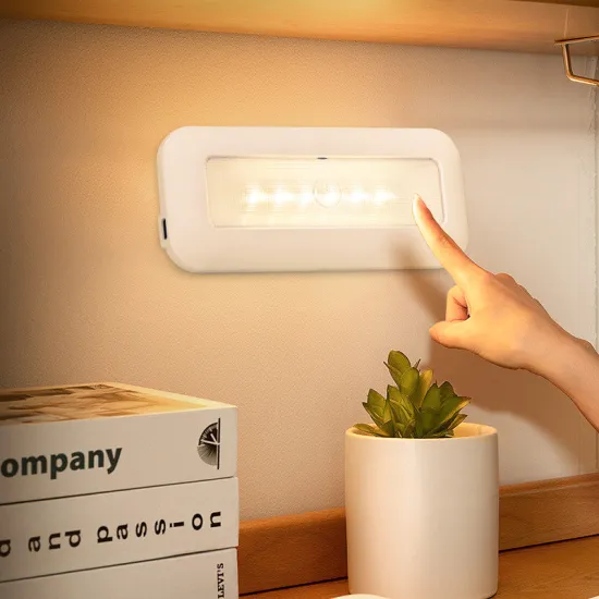 KSWING Rechargeable Push Light: Bed, Closet, Kitchen & Under Cabinet LED Night Light with Magnet