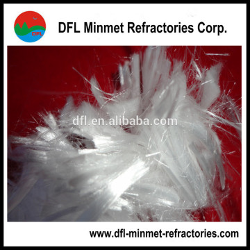 white100%polypropylene high tenacity pp fiber for concrete