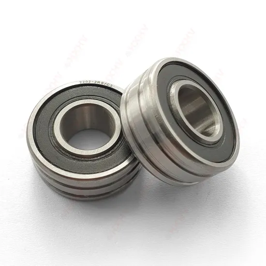 2202-2RS Double Row Self-Aligning Ball Bearing 15x35x14 mm Chrome Steel
