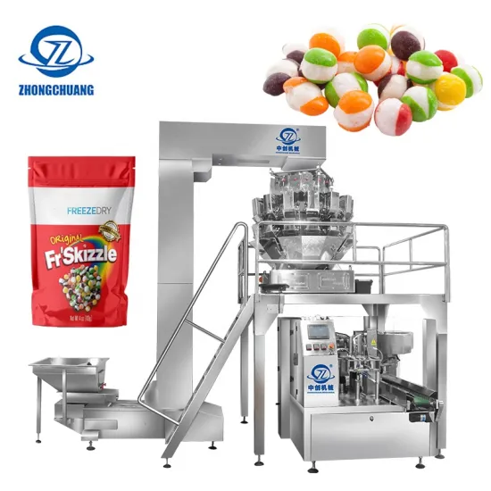 Automatic Snack Packing Machine for Zipper Pouches