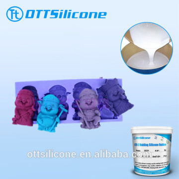 Silicone molding rubber for poly resin crafts