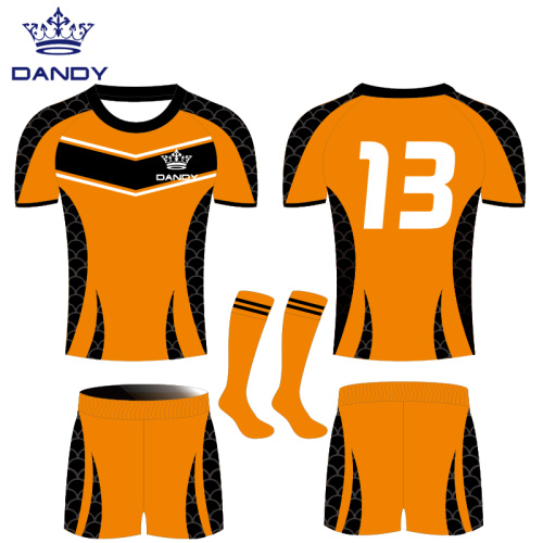 Camisas de rugby de sublimação personalizadas