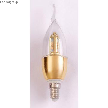 led candle light ,2.6w led candle bulb  Shape
