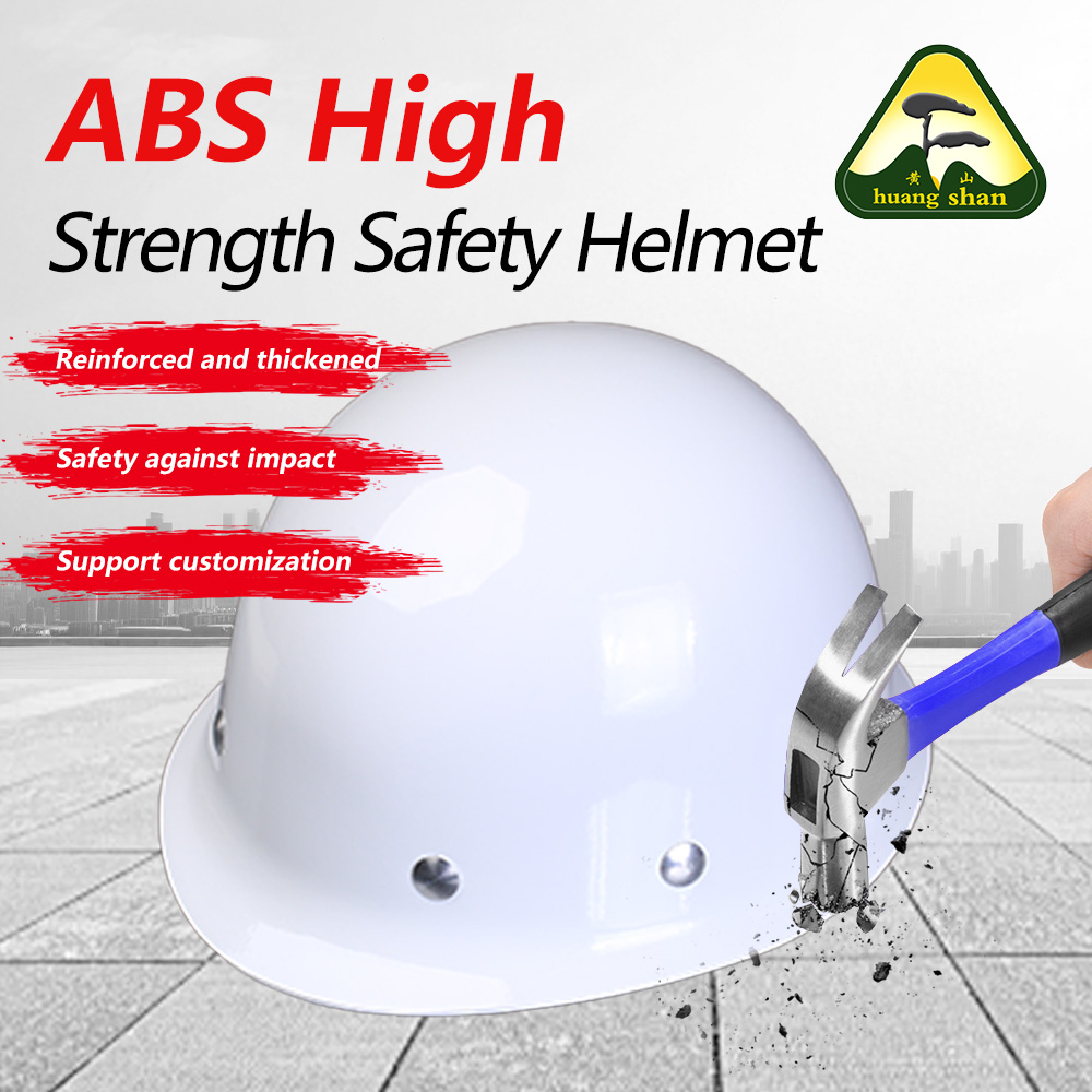 Capacete de segurança de capacete de material de fibra de vidro branco