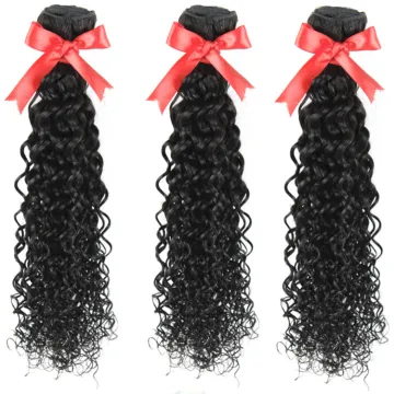 Indian Water Wave Hair Weave Bundles Natural Color Remy Hair Extensions Can Be Dyed 3Pc Hair Bundles