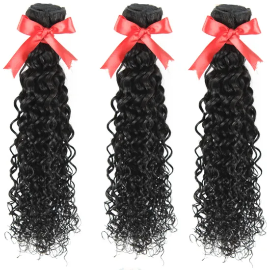 Indian Water Wave Hair Weave Bundles Natural Color Remy Hair Extensions Can Be Dyed 3Pc Hair Bundles