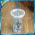 Double Wall Freeze Ice Innovative New Product Ice straw cup with lid