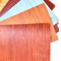 Soft touch wood grain decorative PVC film