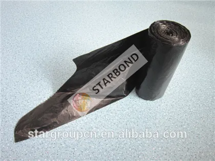 HDPE s cut/s type garbage bag on roll, S-cut garbage bags