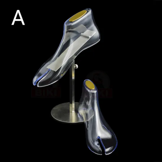 transparent sandal shoe tree