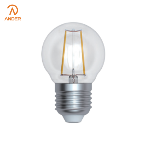 لمبة خيوط شفافة G45 مع وظيفة عكس الضوء