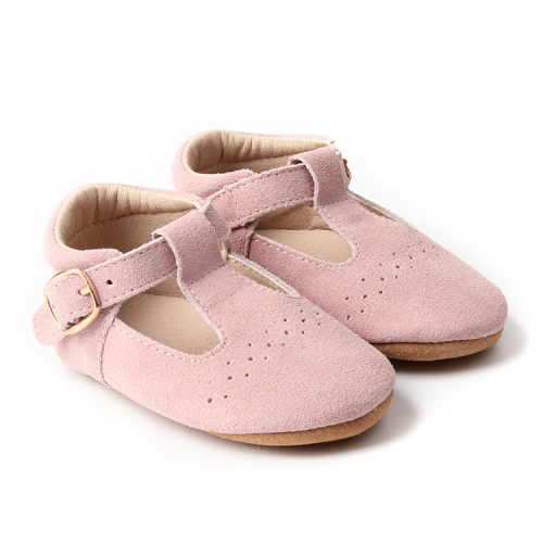 Baby Party Mary Jane Shoes Brogue T-Bar Mary Jane Baby Dress Shoes Manufactory