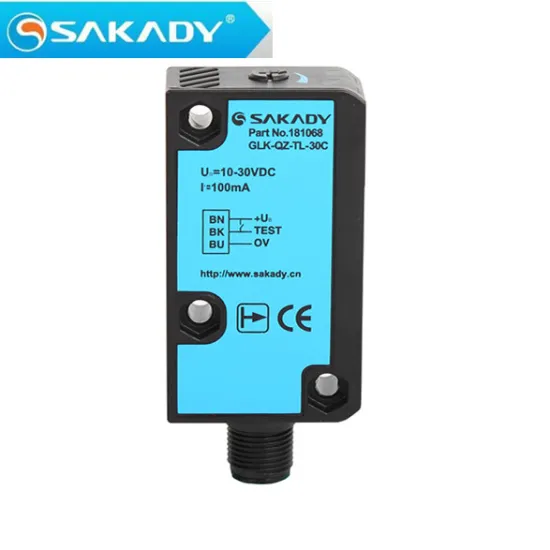 rectangle PNP NO+NC 4-wire DC30V waterproof diffuse photoelectric sensor