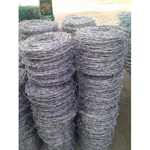 Precio de acero de alambre de púas galvanizado de una sola hebra