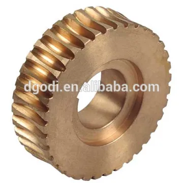 China OEM custom brass mini worm gear design for stepper motor