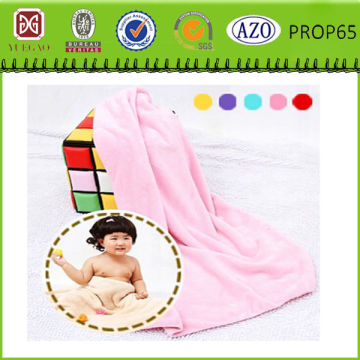 Pink soft fashion polyester baby blanket