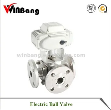 Electric 3 Way Ball Valve Model:WB Q944/5F