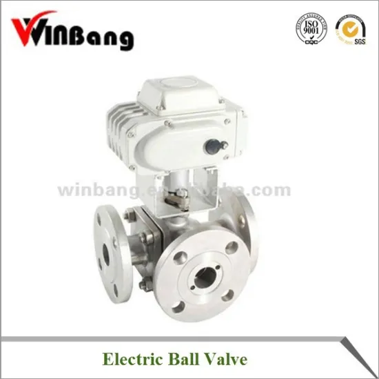 Electric 3 Way Ball Valve Model:WB Q944/5F
