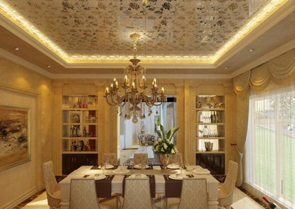 Decorative pvc 3D ceiling/wall panel /wallpaper