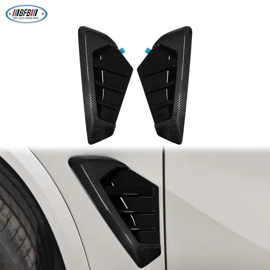 Carbon Fiber Replacement Side Fender Flaps Apron Splitters Bumper Fins for BMW X5 G05 LCI X5M F95 2023+