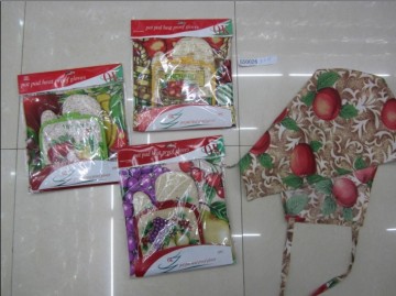 Apron/Pot Holder 3 Sets