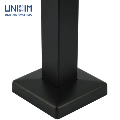 Matte black stainless steel handrail bracket hardware