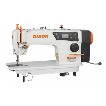 DS-6600D à grande vitesse à aiguille unique à conduite directe à conduite directe machine à coudre avec panneau intégré