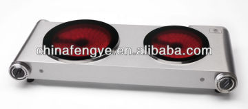 Electric glass top hotplate