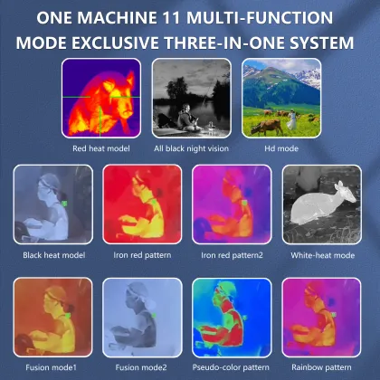 HD 4K Infrared Thermal Imaging Night Vision Monocular for Outdoor Adventure