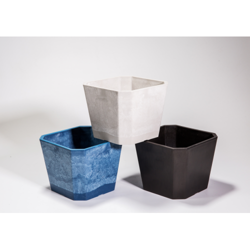 Vaso para plantador exclusivo de formato irregular