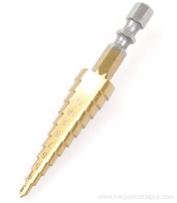 Titanium Coated Step Drill Bits