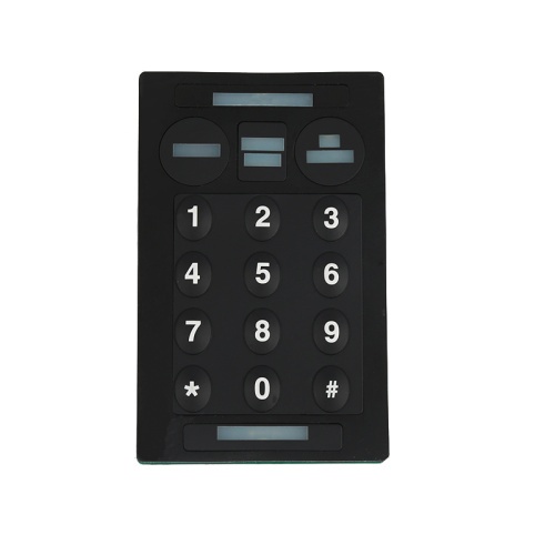 digital printing rubber Keypad with Conductive Pill