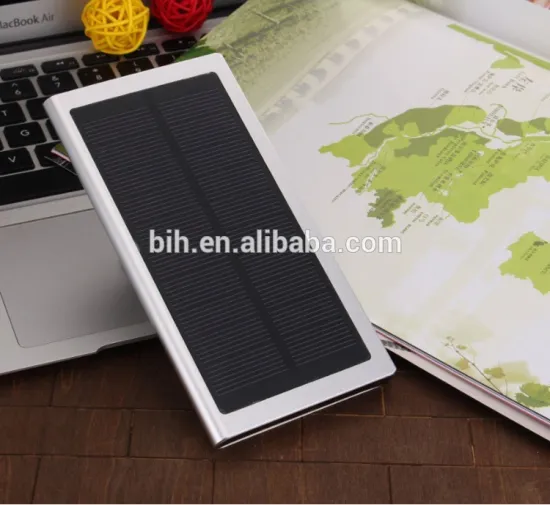 2016 20000mah solar power bank Ultra thin portable mobile solar power bank